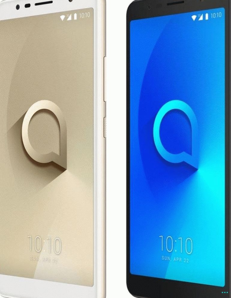 Alcatel 3C zlatá černá