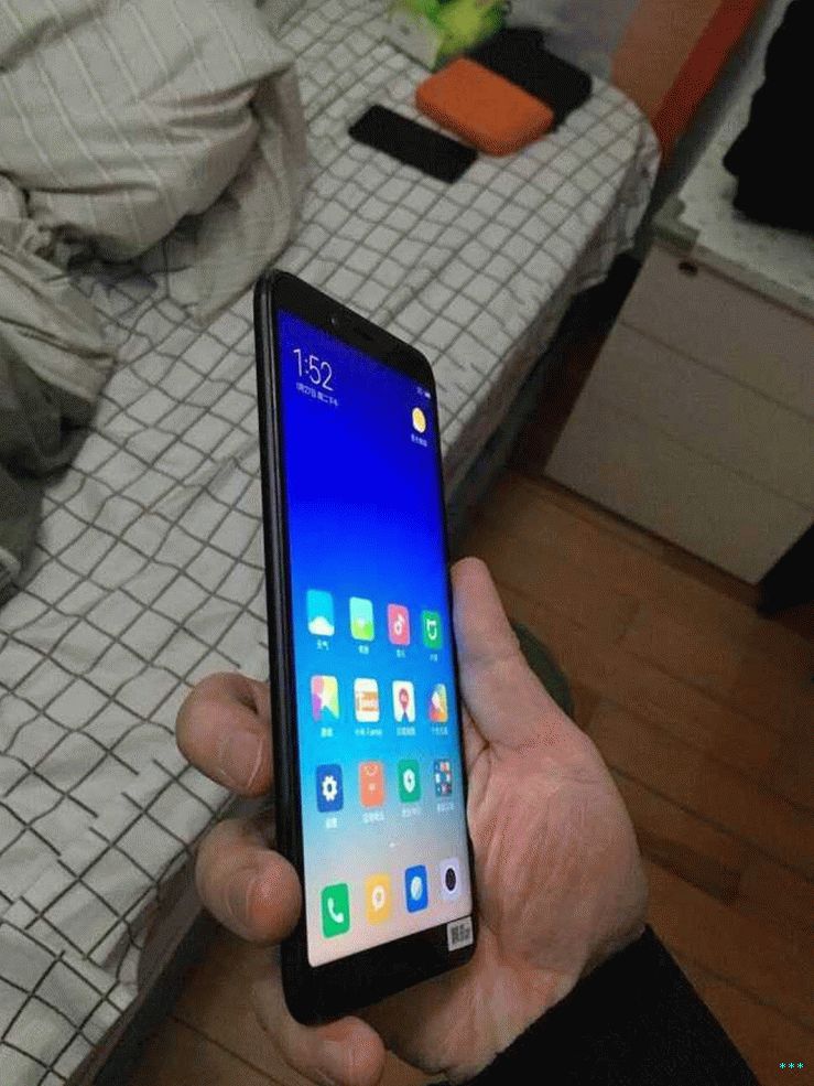 Xiaomi Mi 6X protoype front
