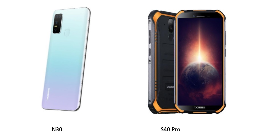 Doogee uvádí na trh cenově dostupné smartphony N30 a Rugged S40 Pro 4G