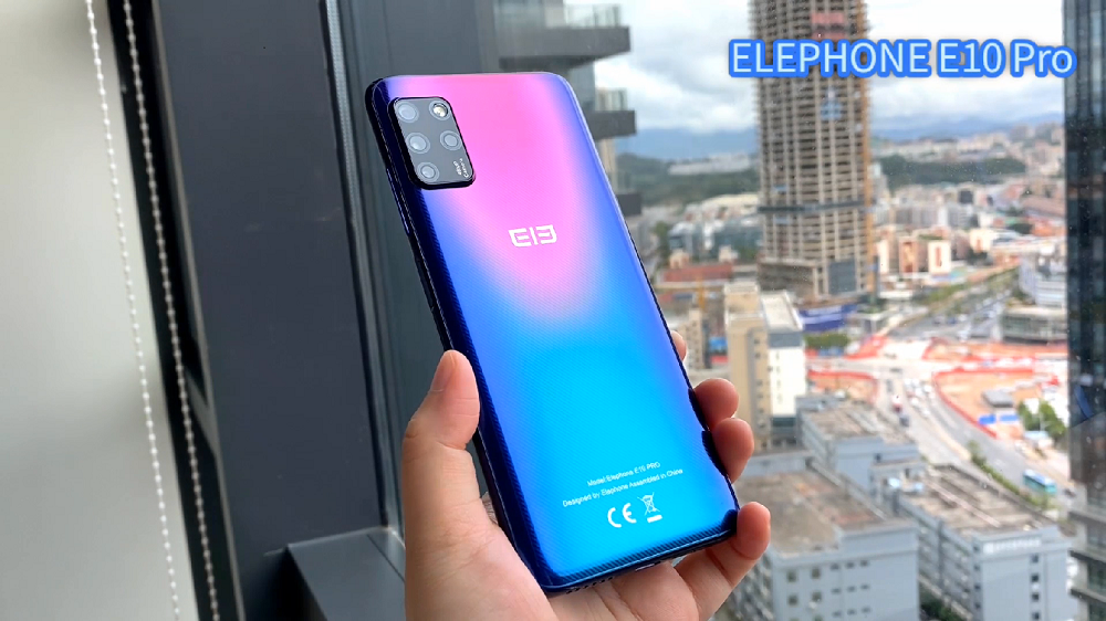 Elephone E10 Pro svítí v novém videu s quad-zadní kamerou, 6,55palcovým displejem, k dispozici za 149 $