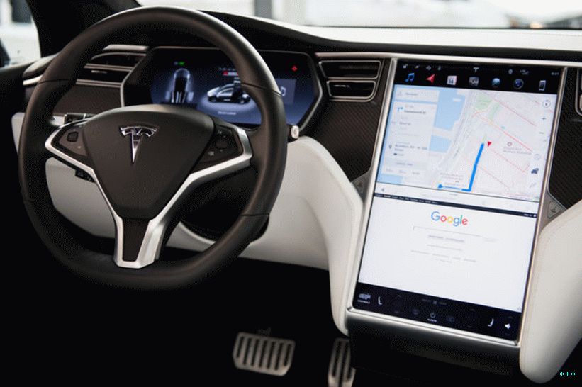 Interiér luxusního luxusního vozu.