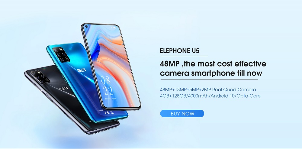 Chyťte nově spuštěnou Elephone U5 se slevou 30 $ mezi 15. - 22. srpnem