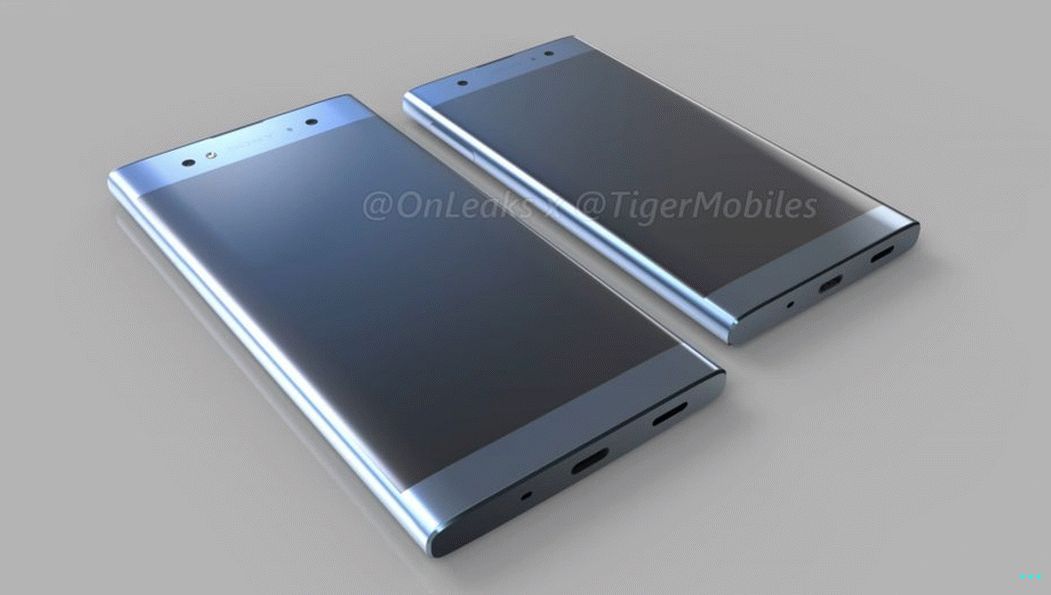 Sony Xperia XA2, Xperia XA2 Ultra CAD Renders Front