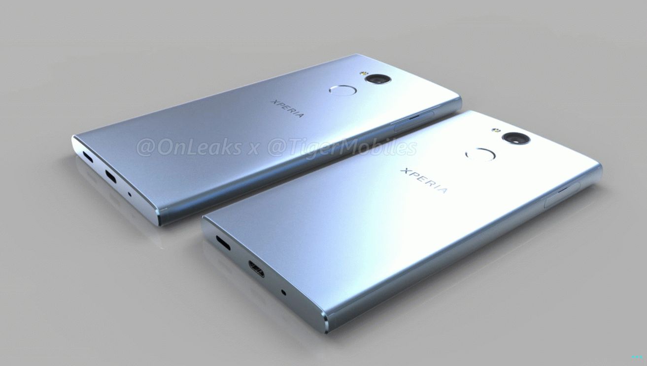 Sony Xperia XA2, Xperia XA2 Ultra CAD Renders zadní