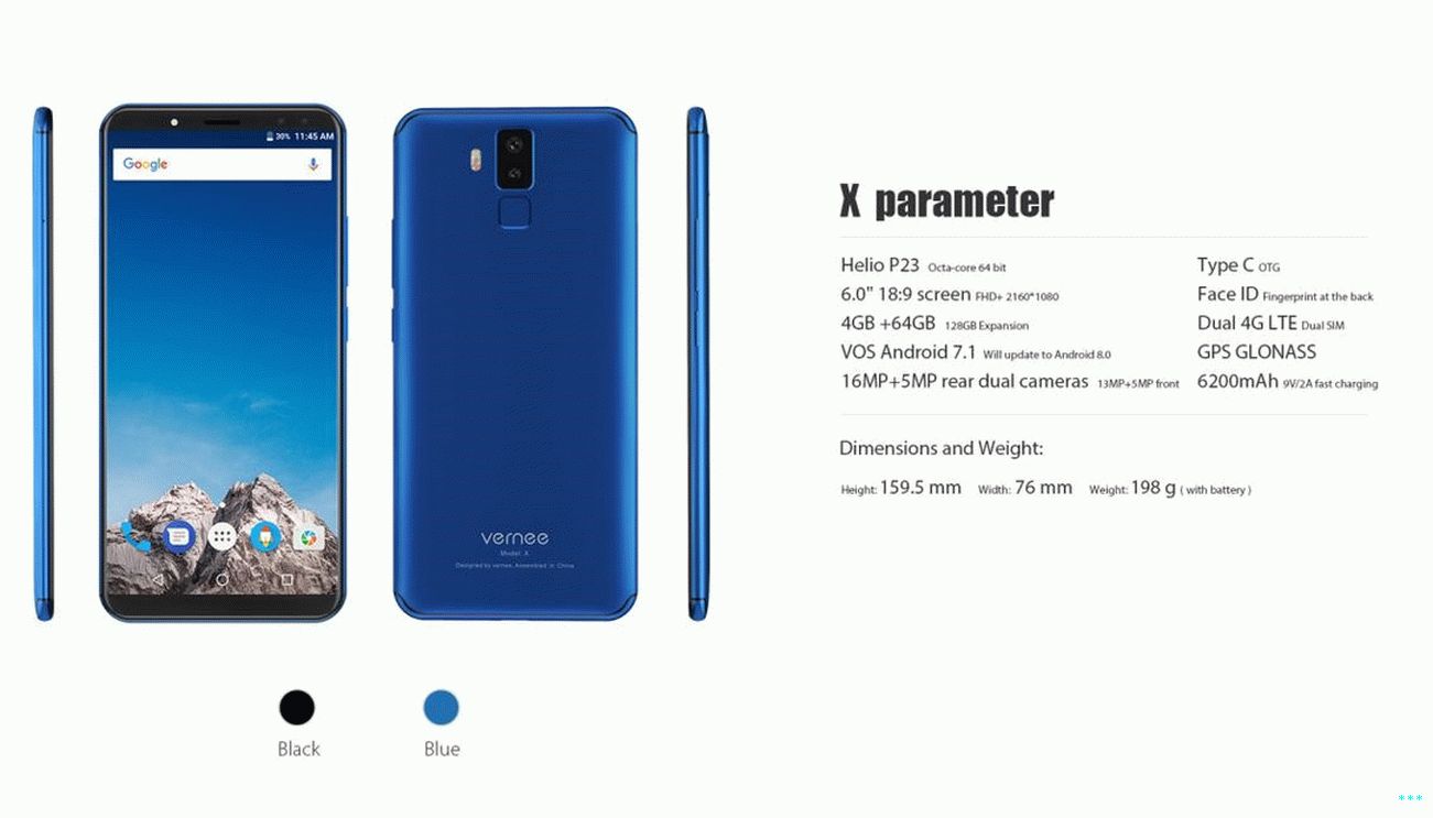 Vernee X 4GB