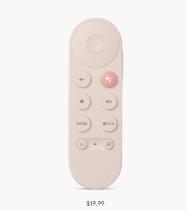 Voice Remote pro Chromecast s Google TV 